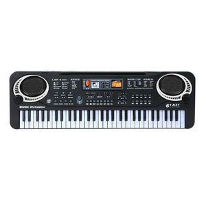 Mini Piano Portátil USB Digital 61 Teclas Elétrico+Microfone/SK-19